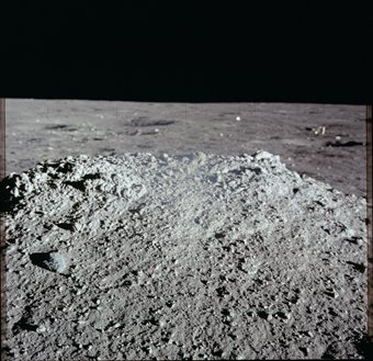 The lunar surface, photographed by the Apollo 12 crew. Credit: NASA The lunar surface, photographed by the Apollo 12 crew. Credit: NASA